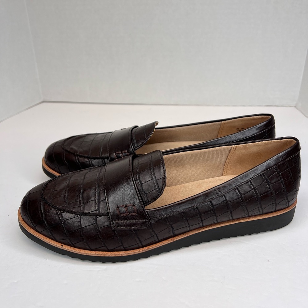 NWOT OR BOX WOMEN'S LIFESTRIDE VELOCITY 2.O SIZE 10 Choc. BROWN ZEE LOAFERS